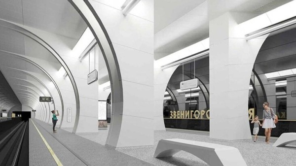 На станции метро "Звенигородская" Рублево-Архангельской линии завершены монолитные работы На станции метро "Звенигородская" Рублево-Архангельской линии завершены монолитные работы