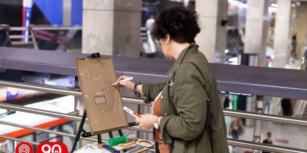 Новая постоянная галерея открылась в переходе станции метро "Сокольники"