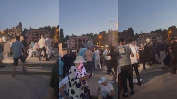 Протестующие разбили палаточный лагерь в Кишиневе Протестующие разбили палаточный лагерь в Кишиневе