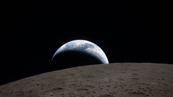 NASA показало редкие снимки затмения с орбиты Луны NASA показало редкие снимки затмения с орбиты Луны